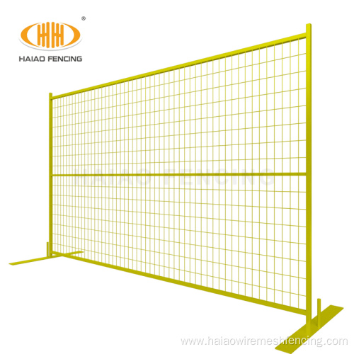 Yellow Canada Temporary Fence